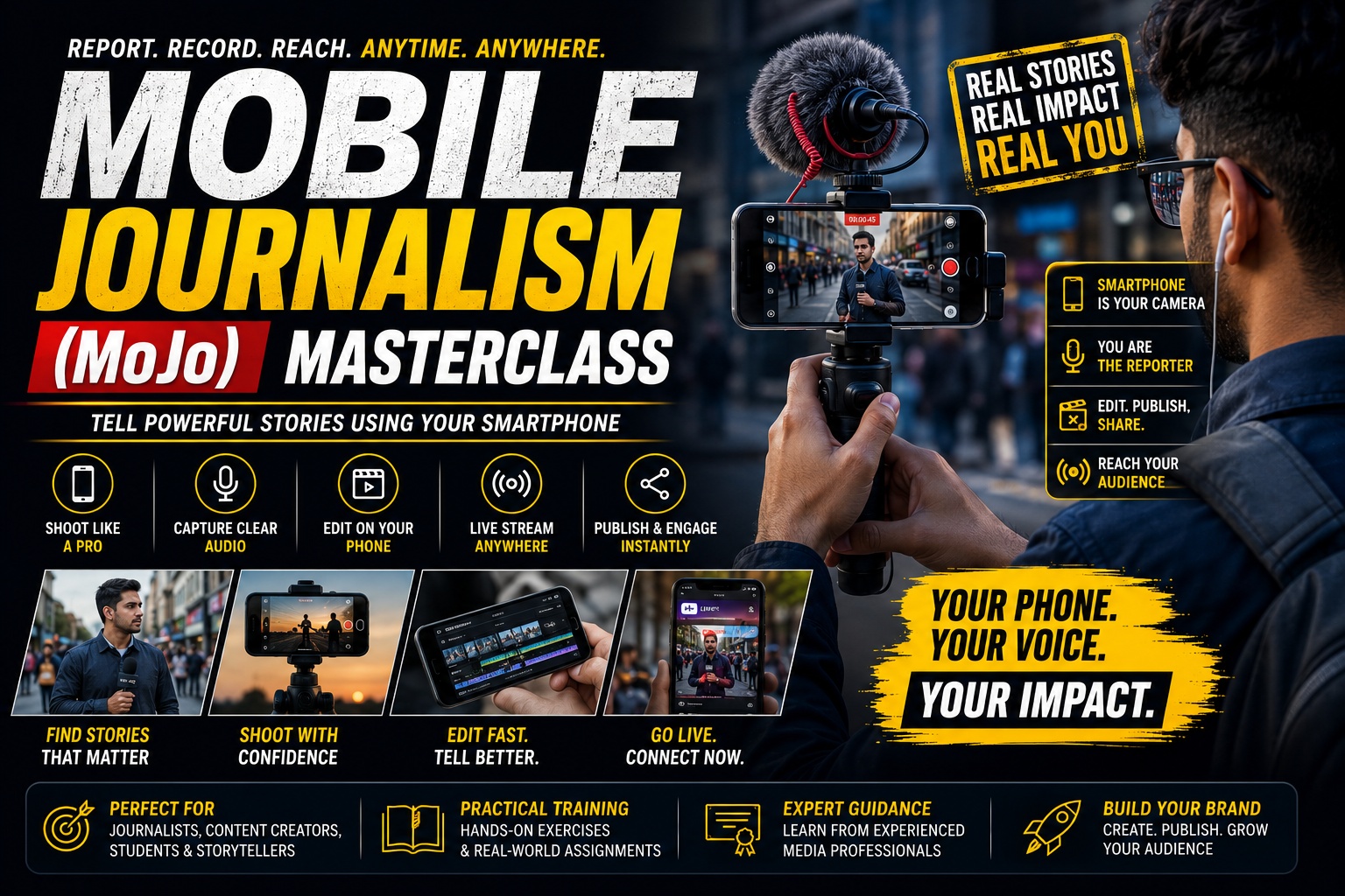 Mobile Journalism (MoJo) Masterclass