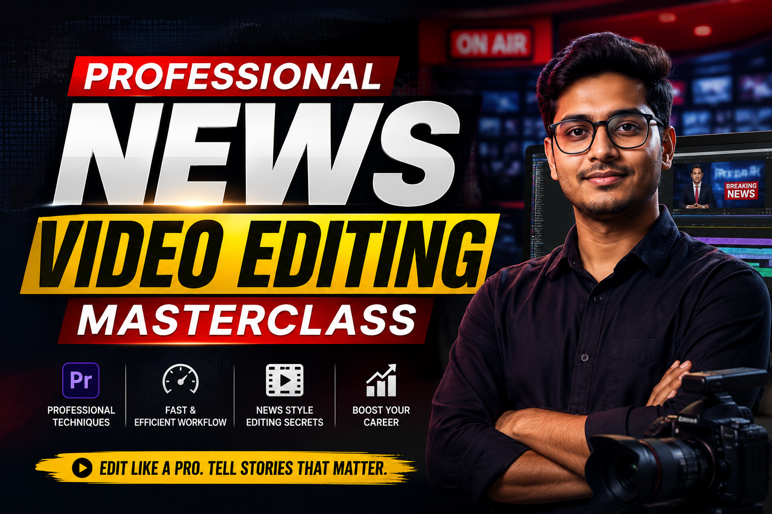 Professional News Video Editing Masterclass