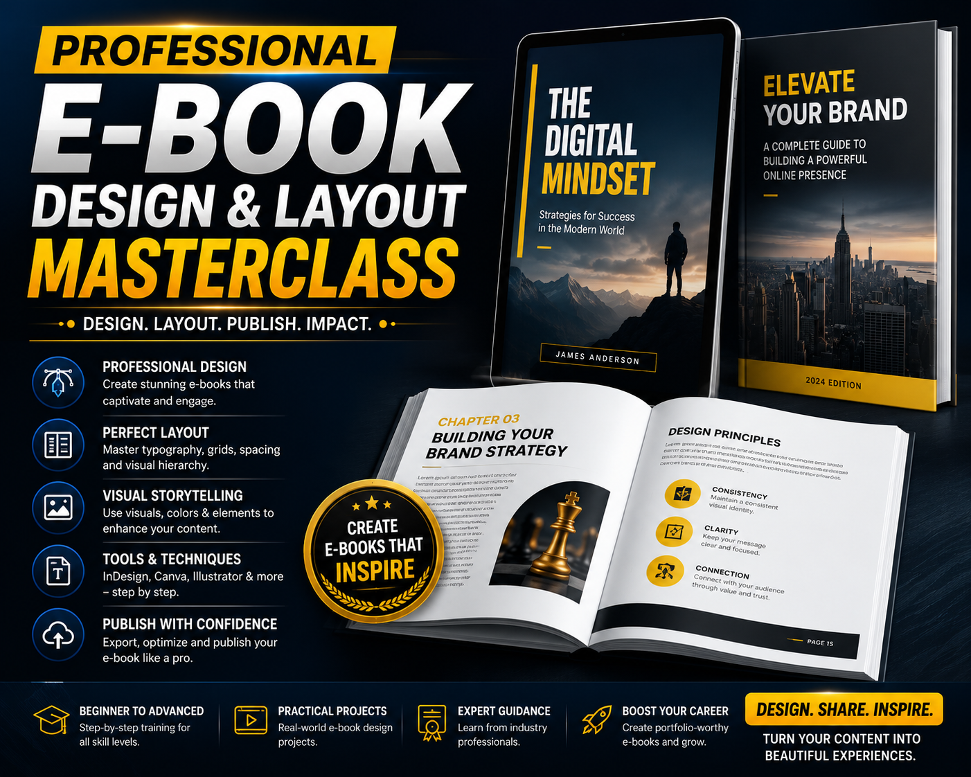 Professional E-book Design & Layout Masterclass